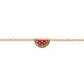 Vergoldetes Kinderarmband mit Wassermelonen-Anhänger – Fröhlicher Schmuck für die Kleinen | Shop Nory