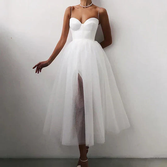 Elegantes Tüll-Korsett-Abendkleid für Damen