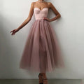 Elegantes Tüll Korsett Abendkleid für Damen
