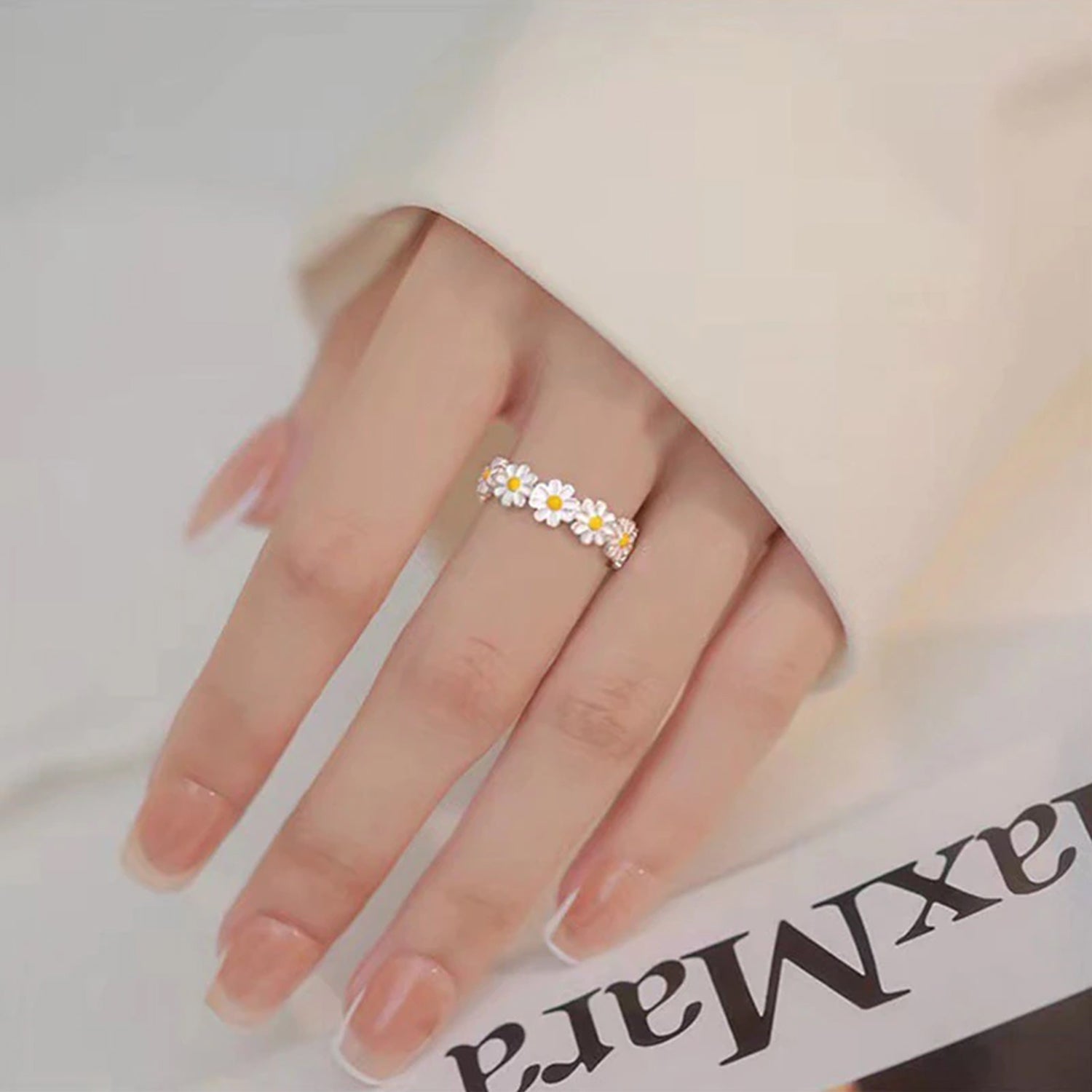 Trendy Süße Daisy Blumenring | Shop Nory