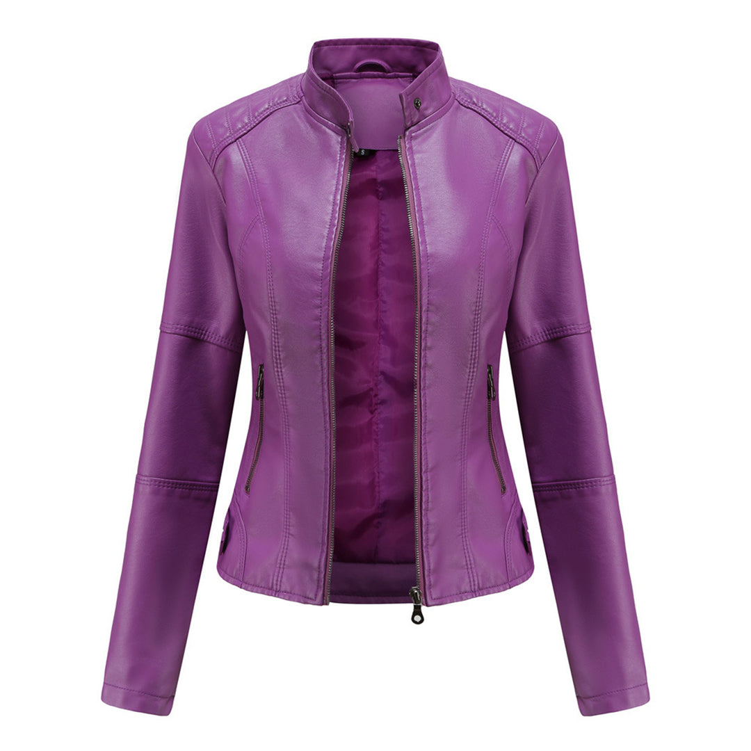 Zeitlose Lederjacke für Frauen