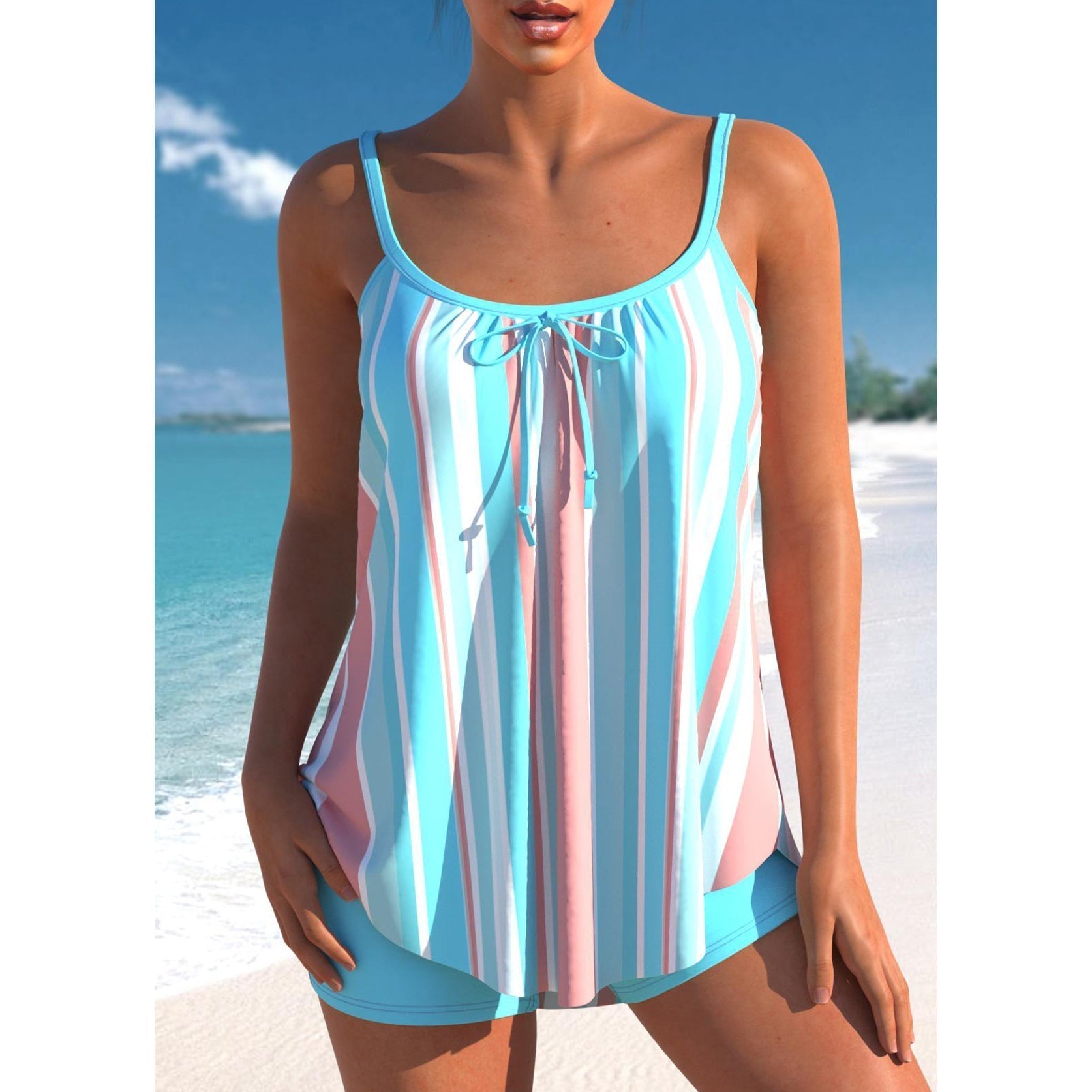 Stilvoll und Bequem mit Unserem Tankini Satz