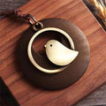Hölzerne Vogel-Halskette | Shop Nory