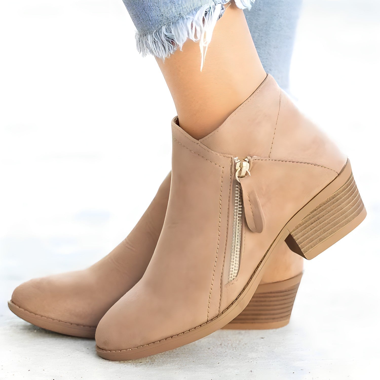 Shopnory | Stylische Wild Vegan-lederstiefel
