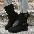 Shopnory | Kniehohe Retro-Stiefel