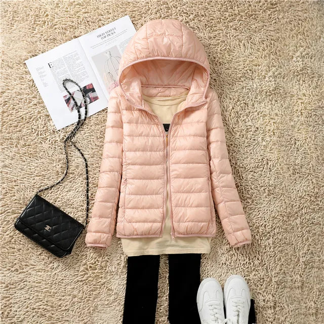 Leichte und praktische Daunenjacke für Frauen