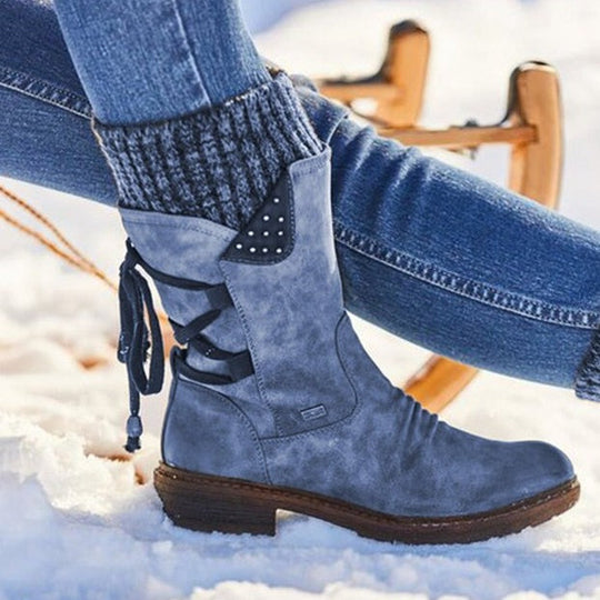 ShopNory | Knöchelhigh Stiefel für Damen