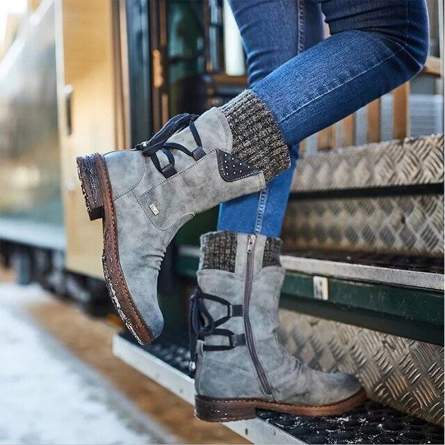 ShopNory | Knöchelhigh Stiefel für Damen