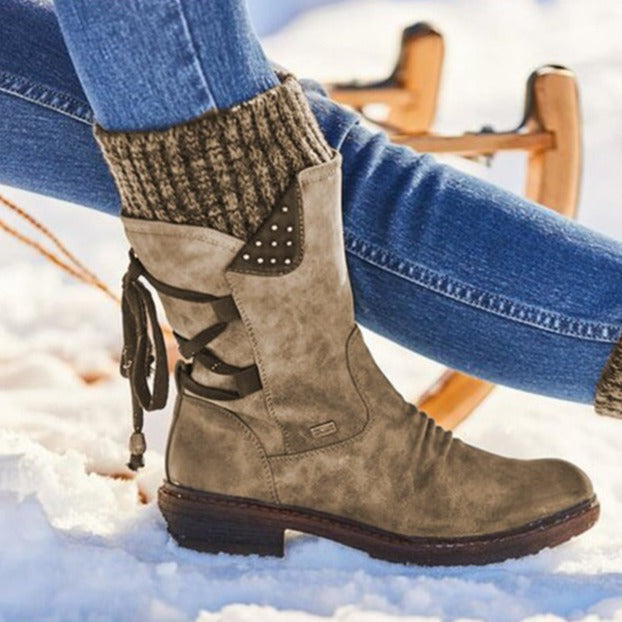 ShopNory | Knöchelhigh Stiefel für Damen