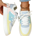 Damen Sneakers Leopard Muster Trendy