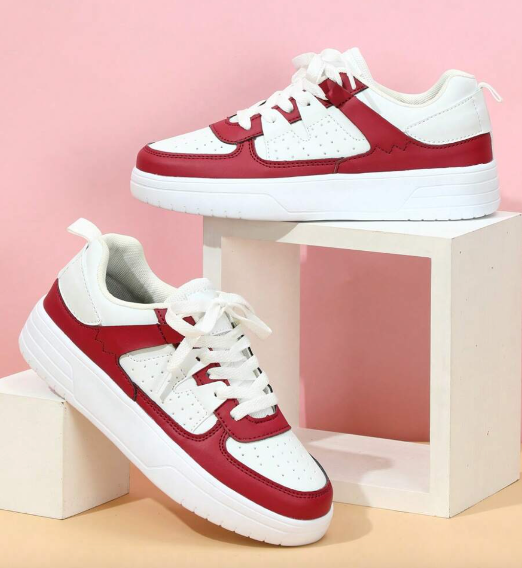 Damen Sneakers Leopard Muster Trendy