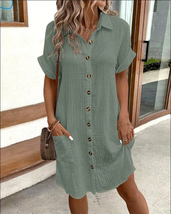 Trendy Blusen Kleid