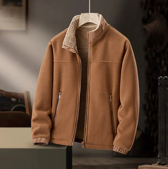 Sherpa-Futter Fleecejacke