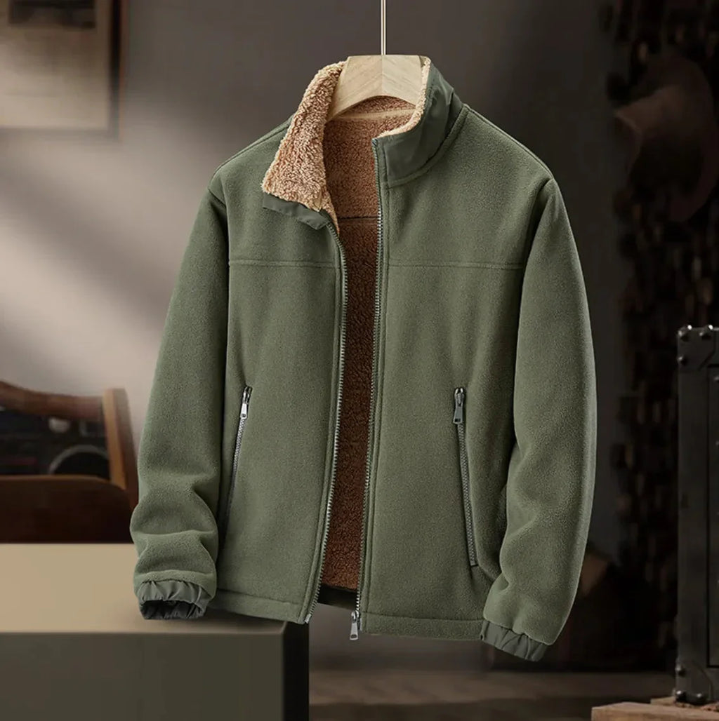 Sherpa-Futter Fleecejacke