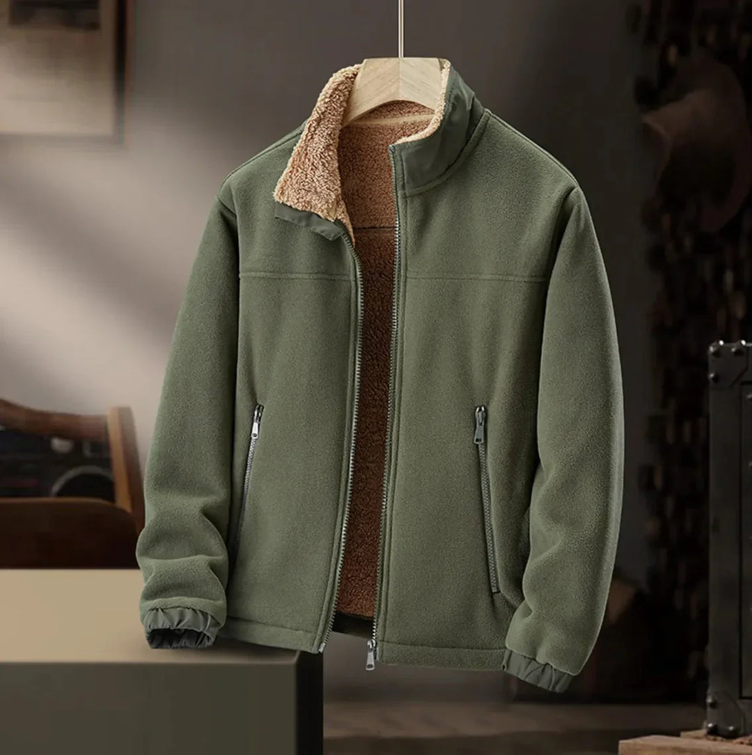 Sherpa-Futter Fleecejacke