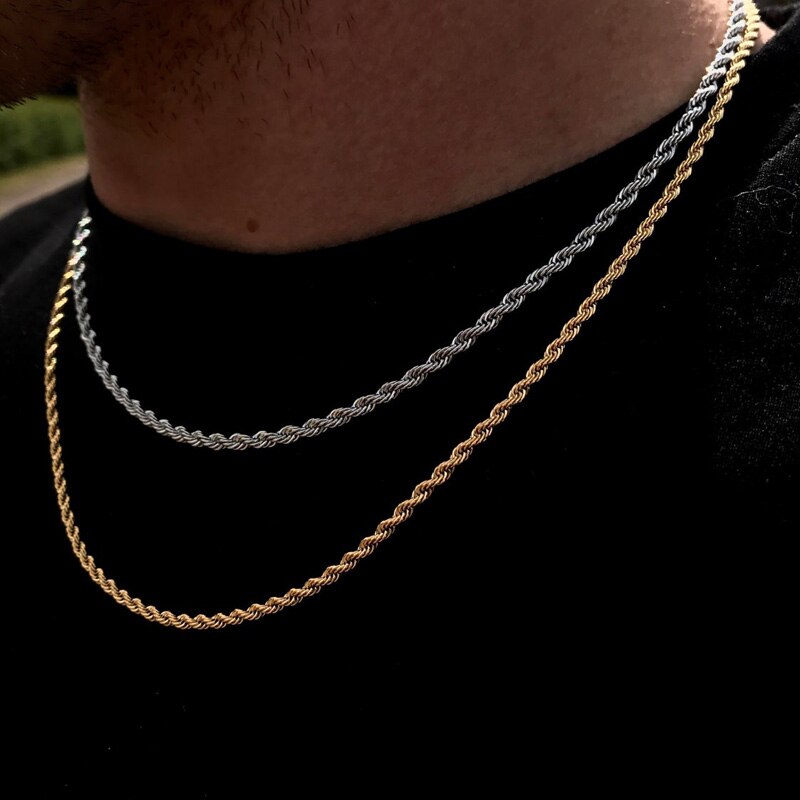 Stilvolle Herren-Halskette mit Kette