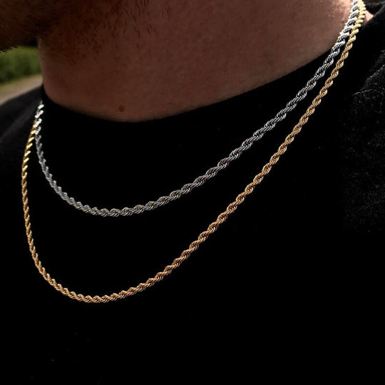 Stilvolle Herren-Halskette mit Kette