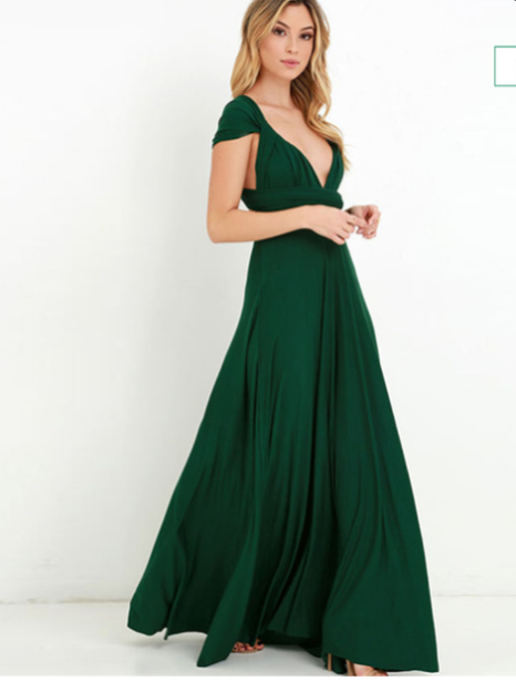 Damen Multiway Wickelkleid mit 50+ Tragevarianten & Elastischem Stoff