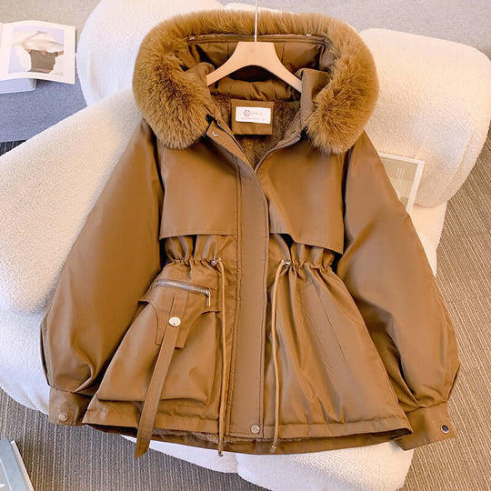 Gepolsterte Jacke Damen - Lange Winterjacke Damen