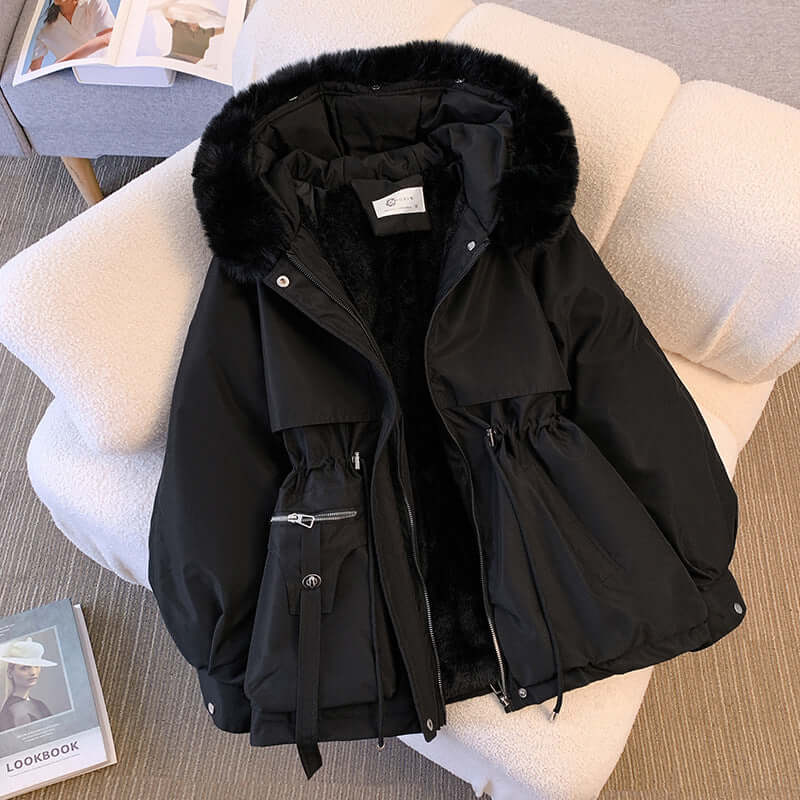 Gepolsterte Jacke Damen - Lange Winterjacke Damen