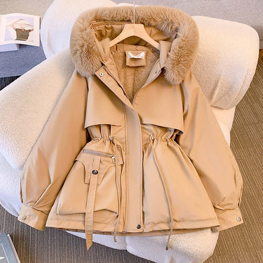 Gepolsterte Jacke Damen - Lange Winterjacke Damen