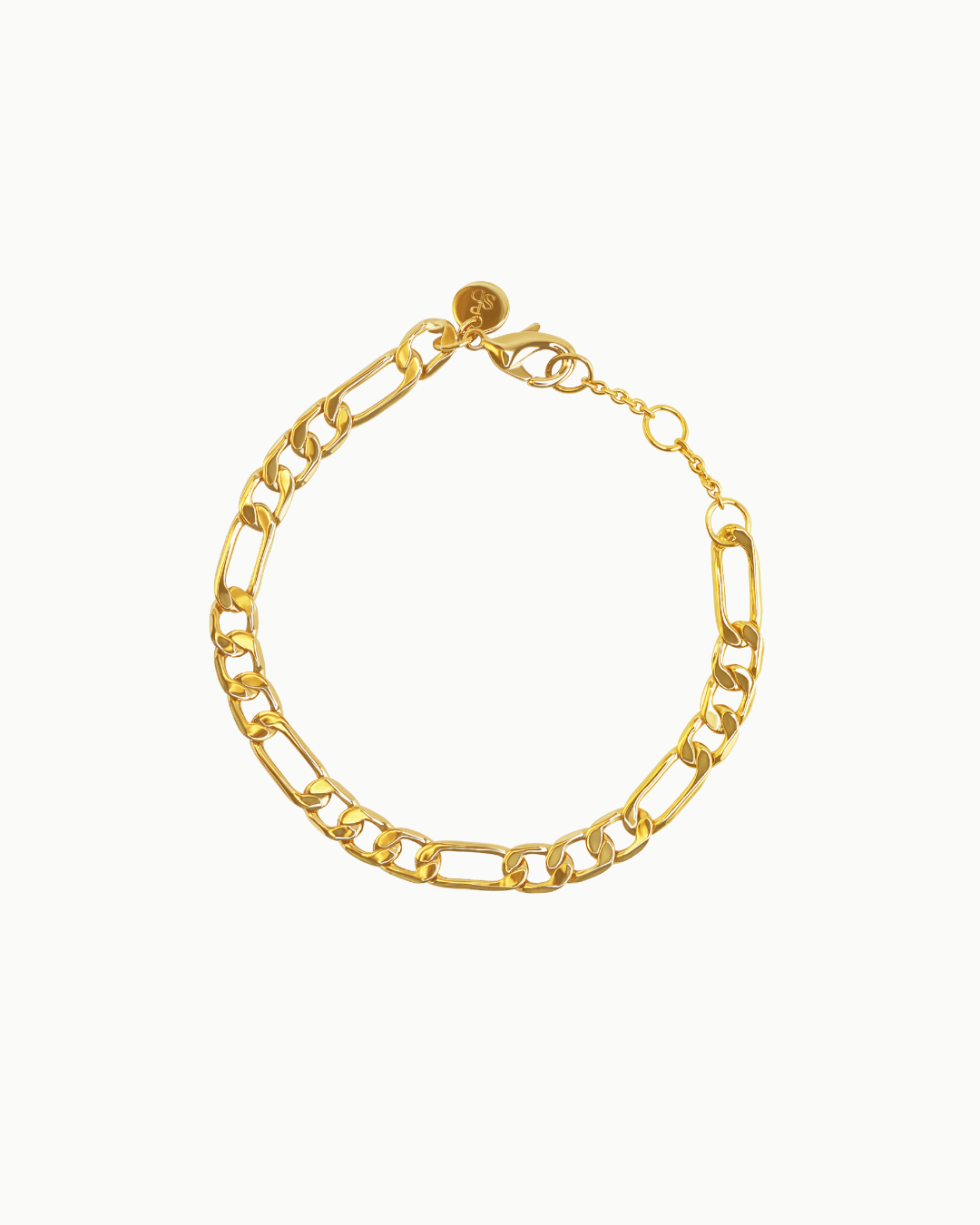 Klassisches Figaro Minimales Goldkette-Armband | Shop Nory