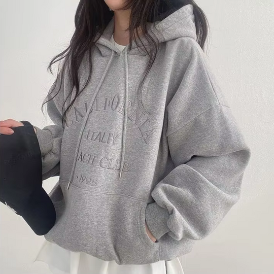 Fleece-Hoodie mit Kapuze