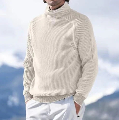 Eleganter Herren Rollkragenpullover