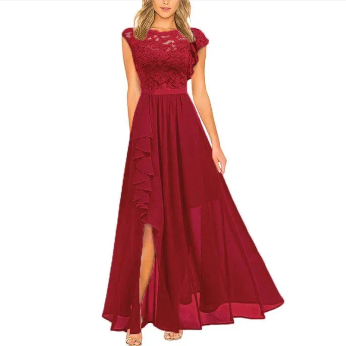 Shopnory | Maxi Kleid mit Eleganten Details