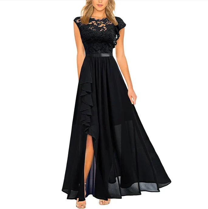 Shopnory | Maxi Kleid mit Eleganten Details