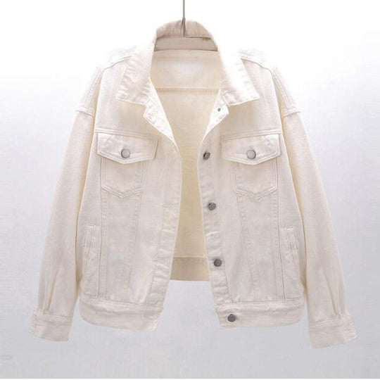 Lässige Denimjacke Baumwolle Klassisch und Zeitlos