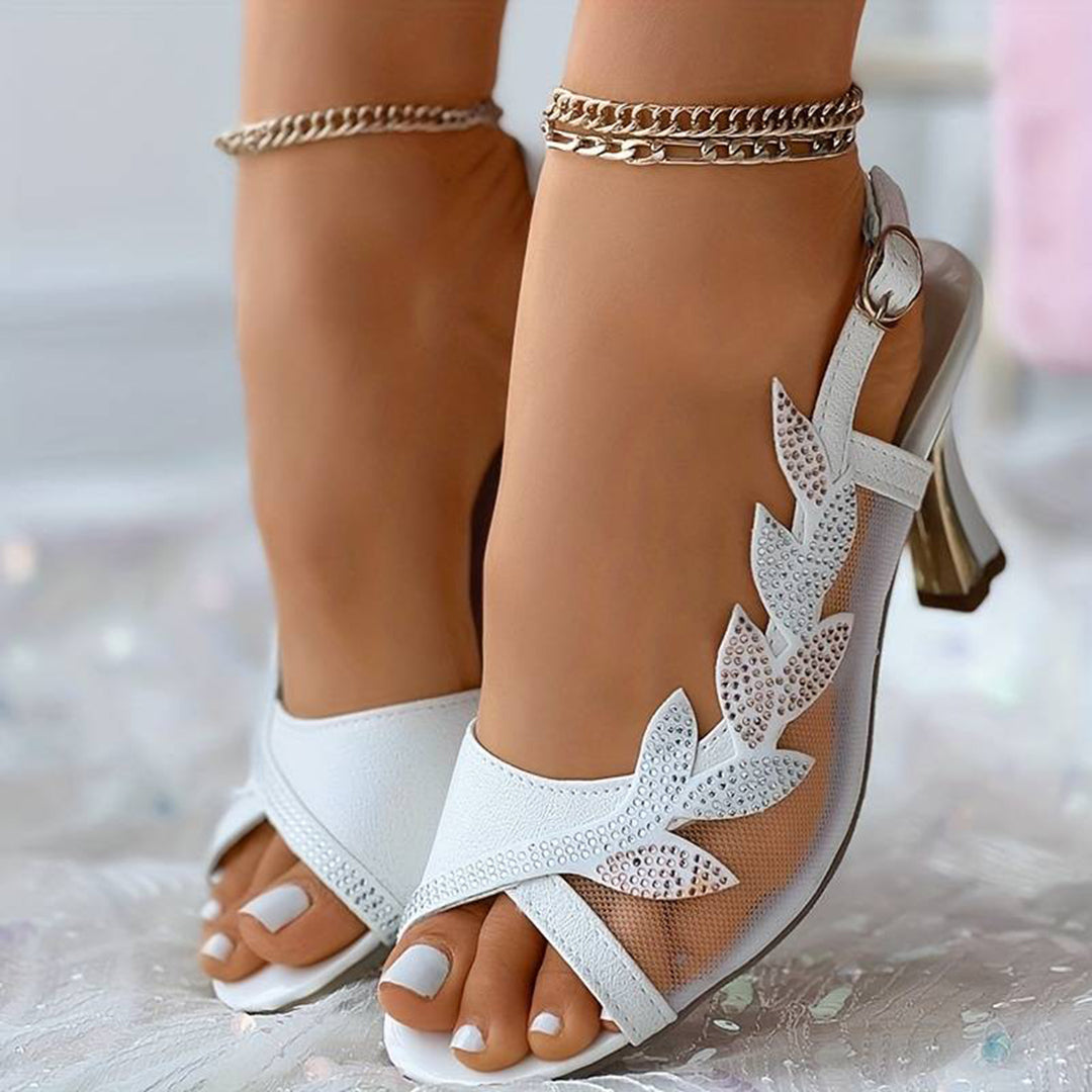 Heel-Sandalen mit Stilvollem Design für Frauen