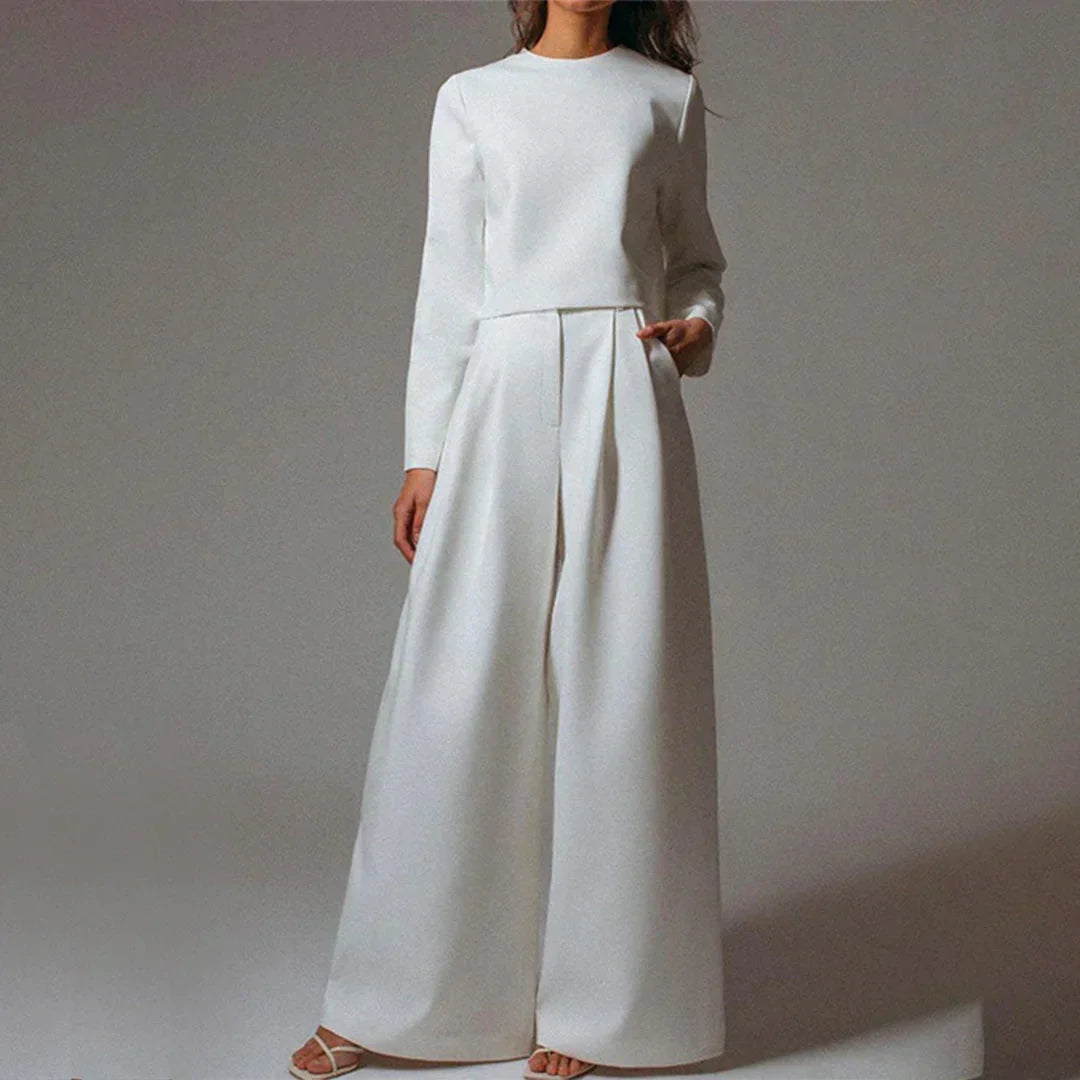 Trendy Geschäftsanzug - Top+Hose