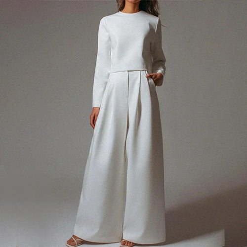 Trendy Geschäftsanzug - Top+Hose