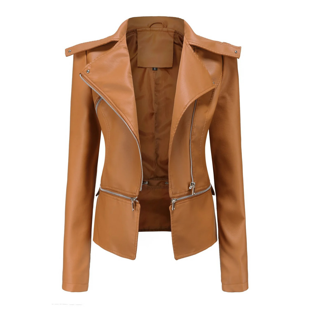 Elegante Lederjacke für Frauen