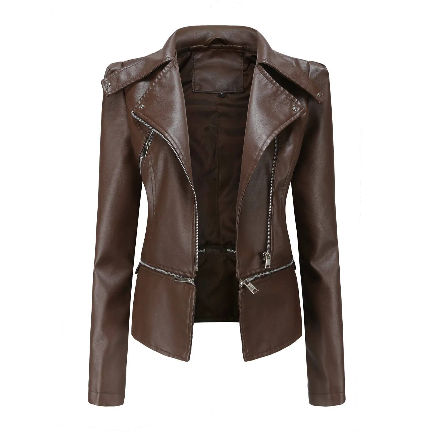Elegante Lederjacke für Frauen