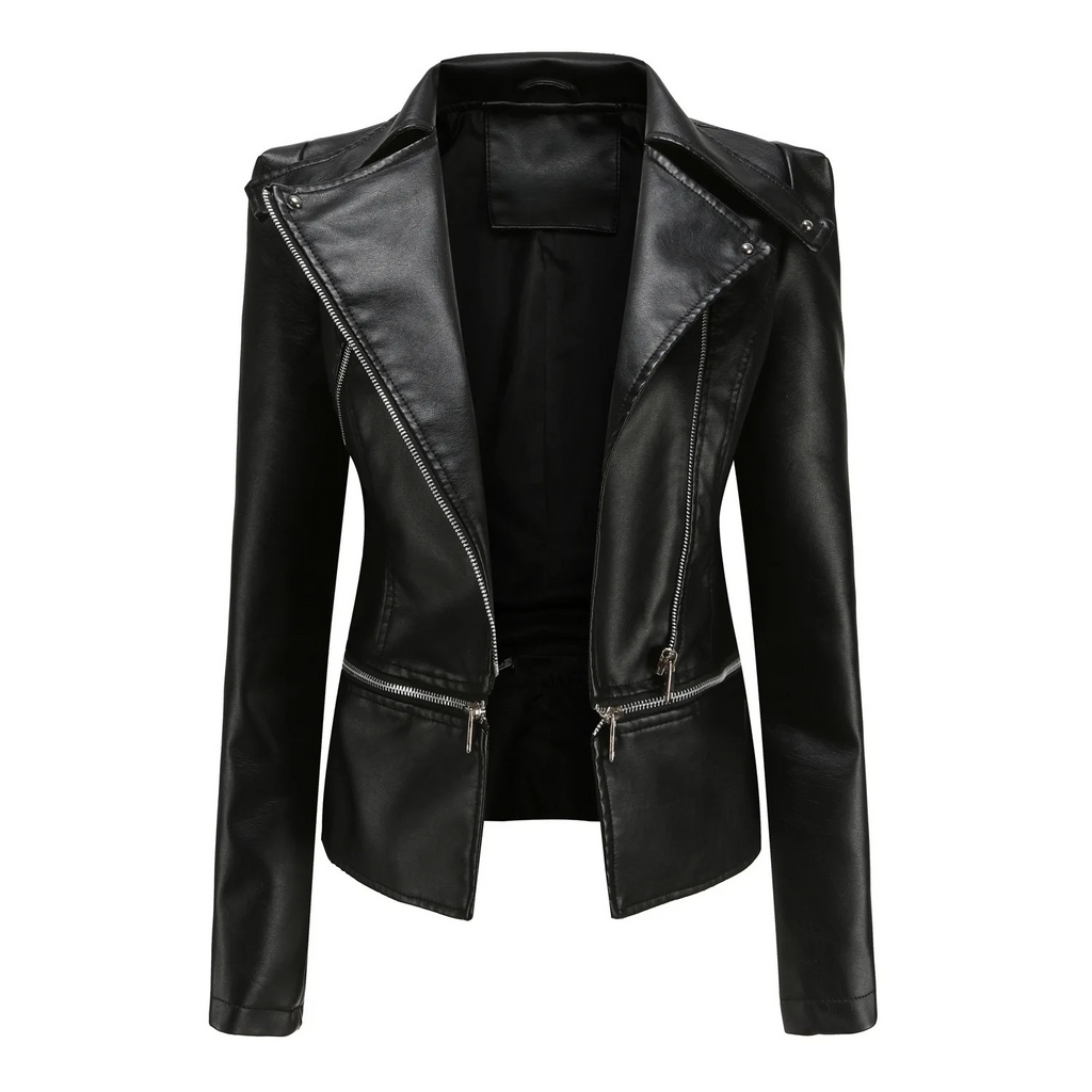 Elegante Lederjacke für Frauen