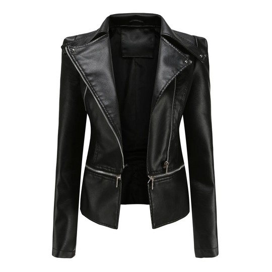 Elegante Lederjacke für Frauen