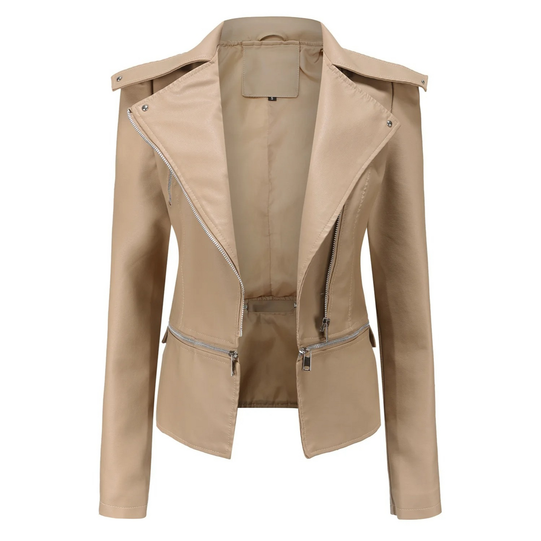 Elegante Lederjacke für Frauen
