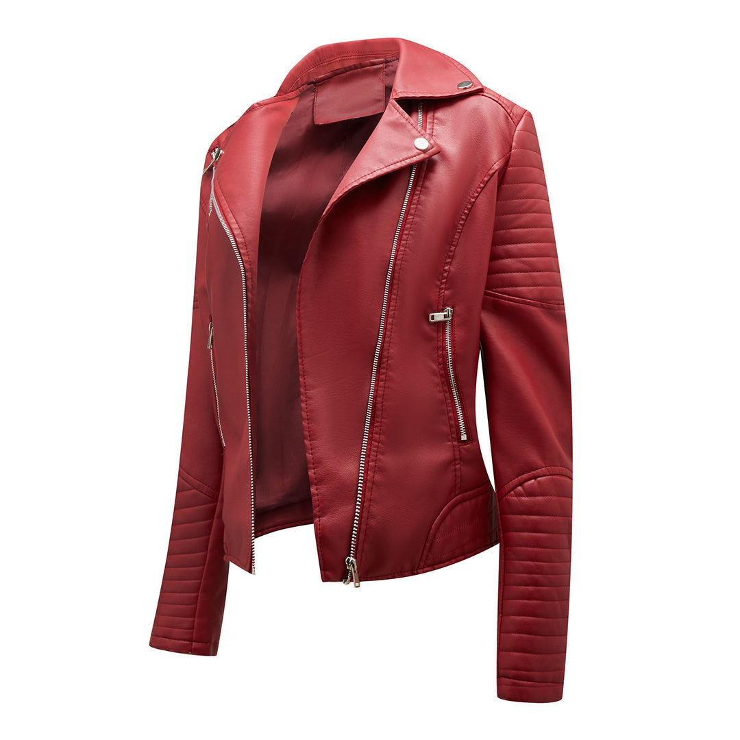 Elegante Lederjacke für Frauen