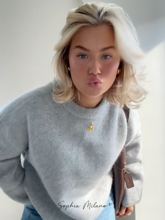 Mohair Crewneck Pullover