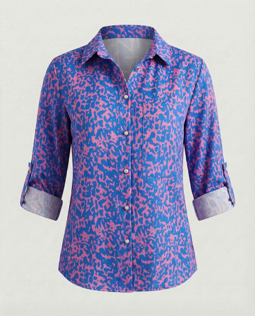 Bluse mit Umlegekragen