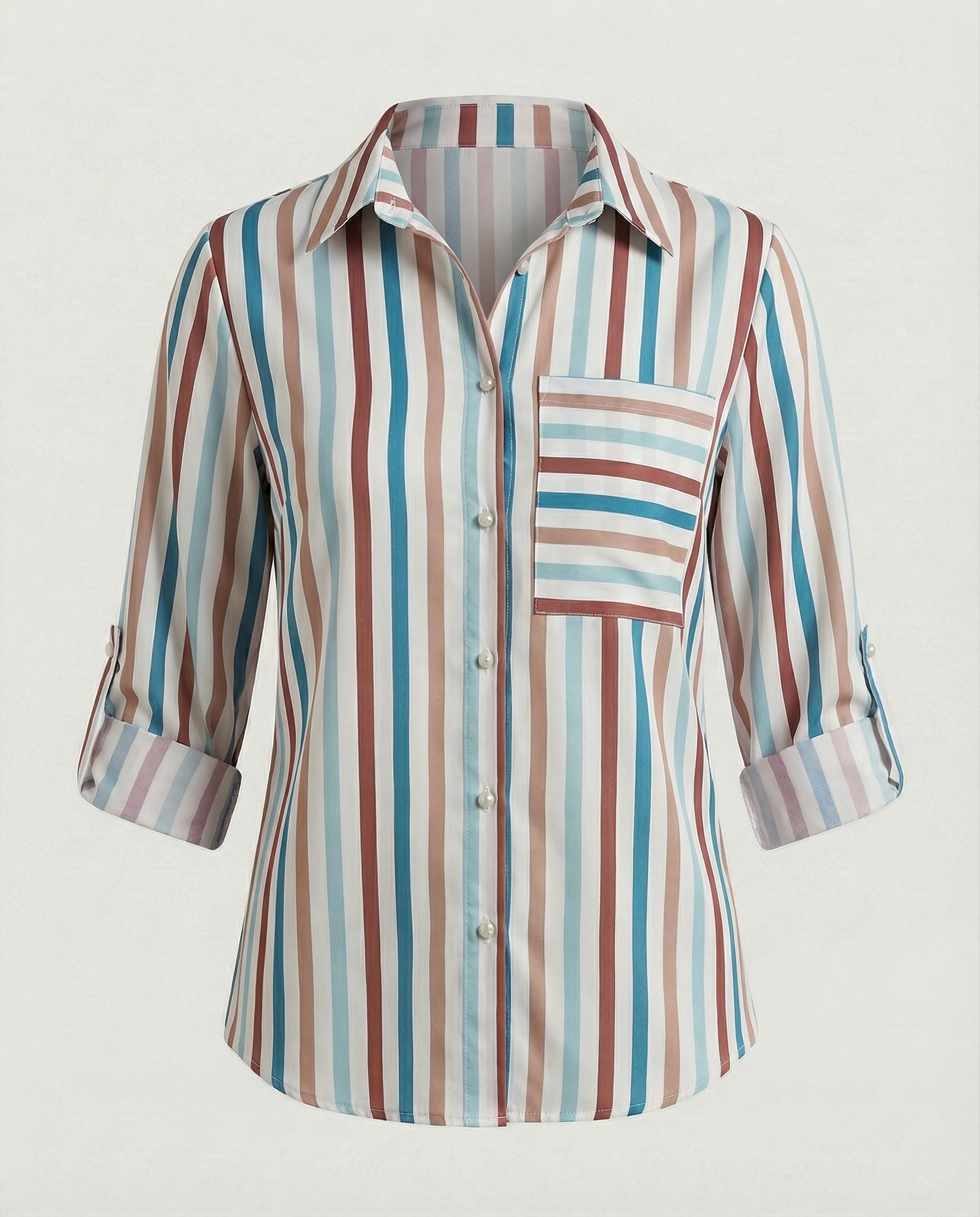 Bluse mit Umlegekragen