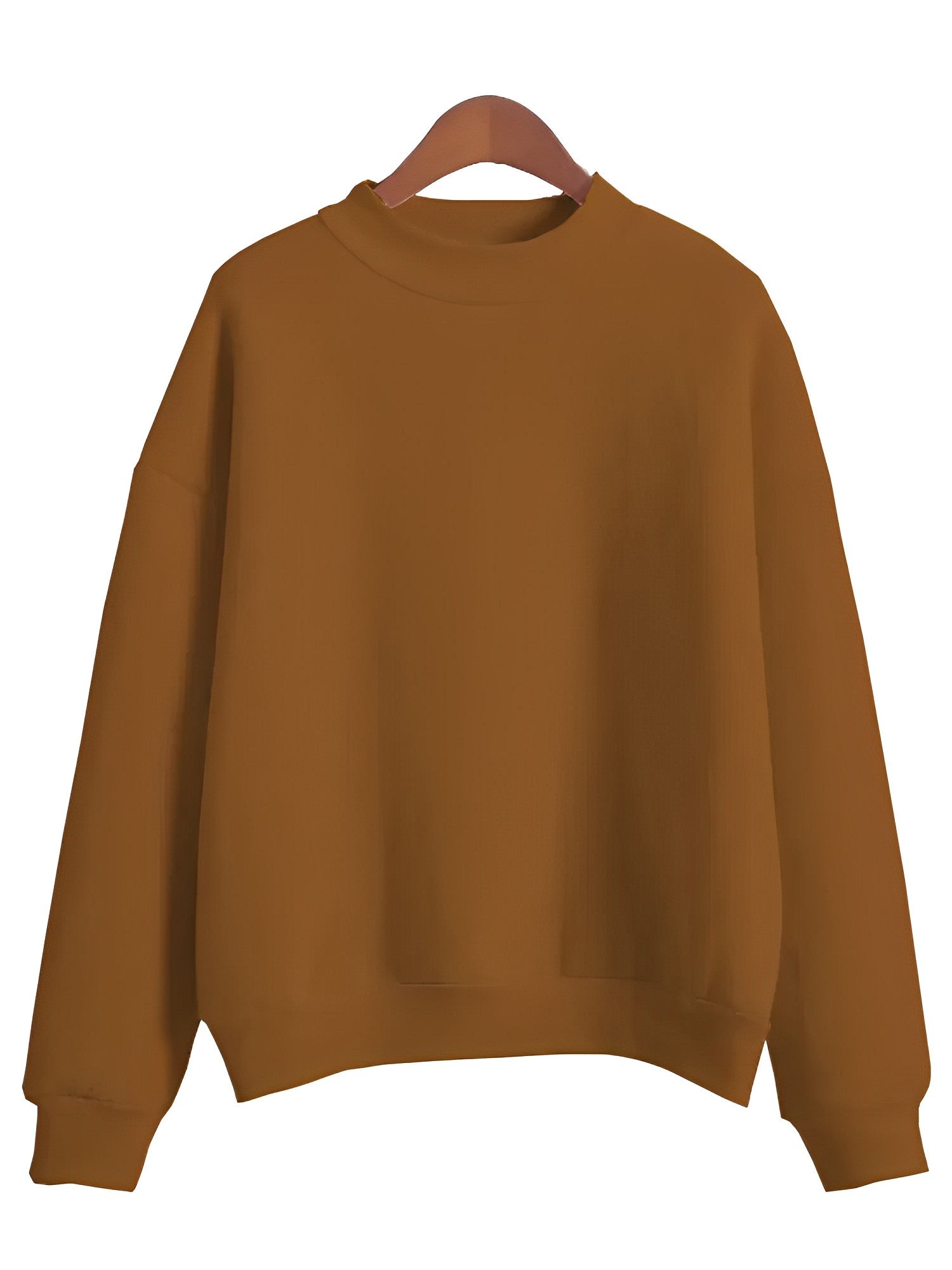 Bequemer, lockerer Basic-Pullover