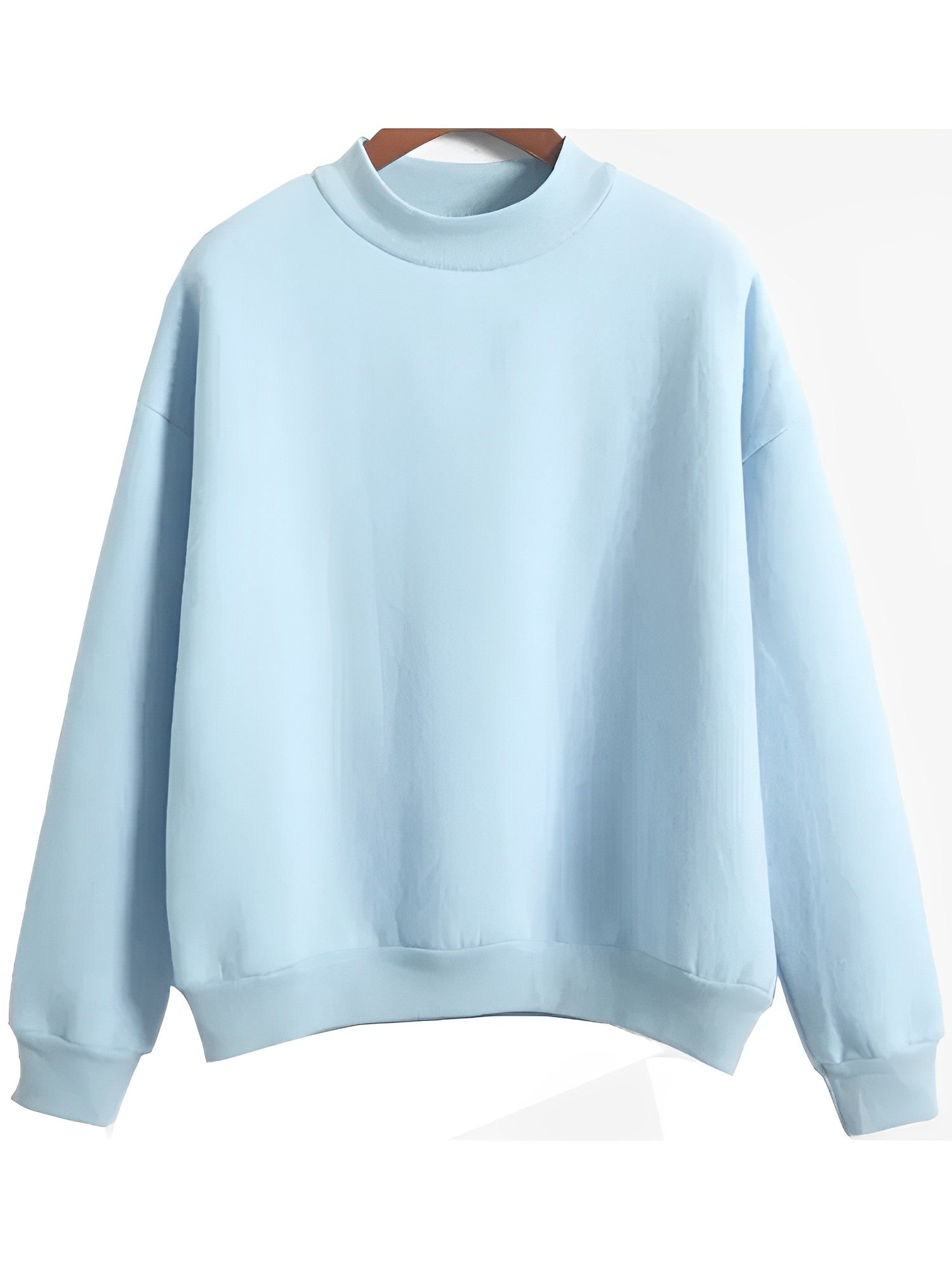 Bequemer, lockerer Basic-Pullover
