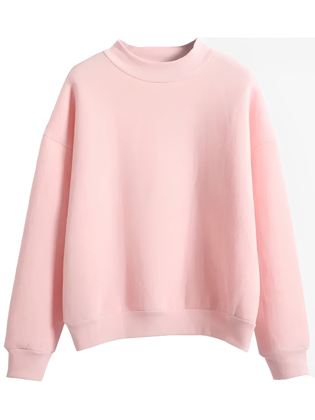 Bequemer, lockerer Basic-Pullover