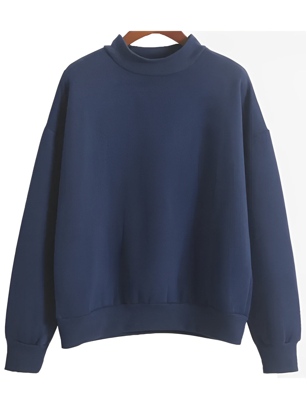 Bequemer, lockerer Basic-Pullover