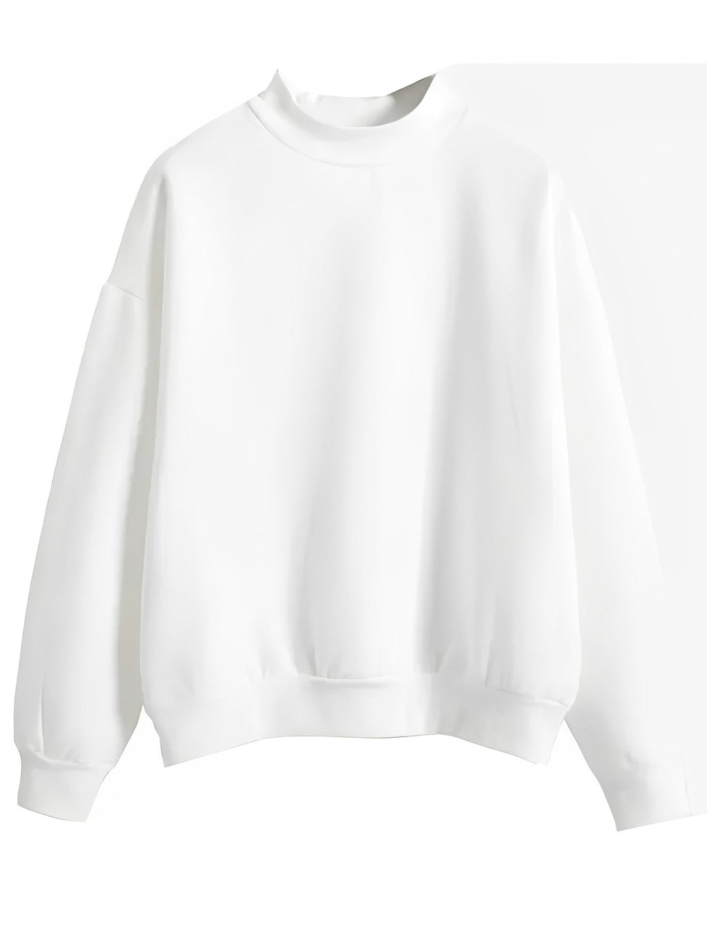 Bequemer, lockerer Basic-Pullover