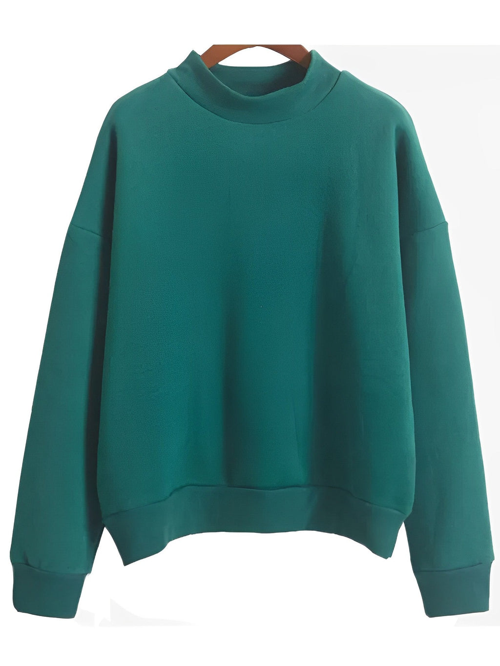 Bequemer, lockerer Basic-Pullover