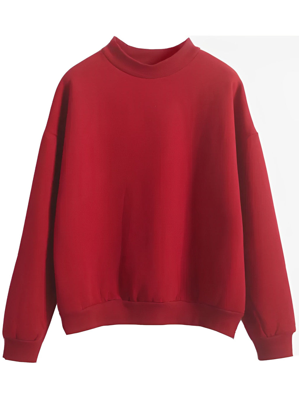 Bequemer, lockerer Basic-Pullover